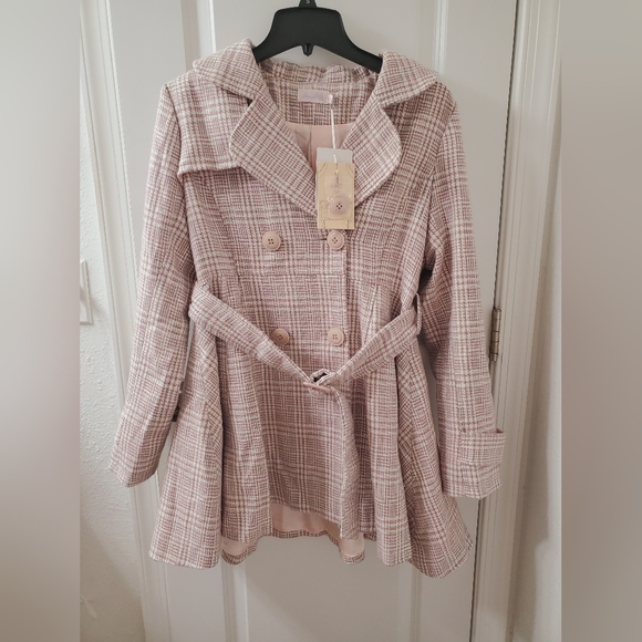 BoBON21 Original Design Winter Student Cloak Shawl Vintage British Grid - Picture 3 of 16